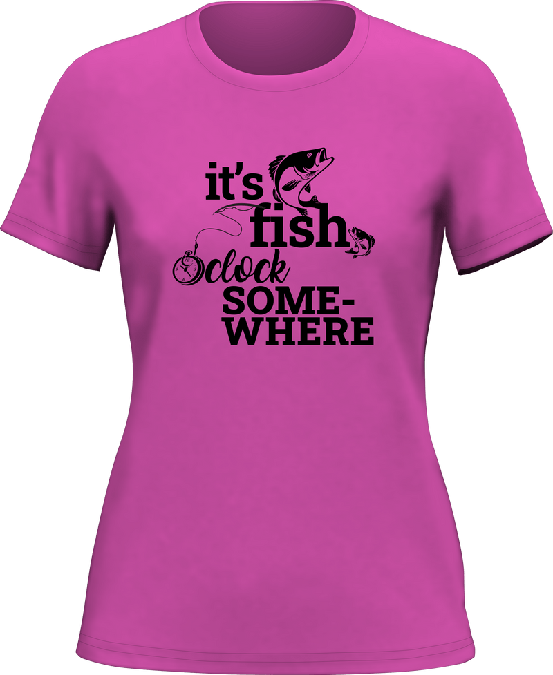 Load image into Gallery viewer, Its Fishing O&#39;clock T-Shirt for Women
