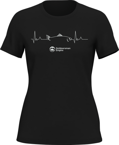 Fishing Cardiogram T-Shirt for Women