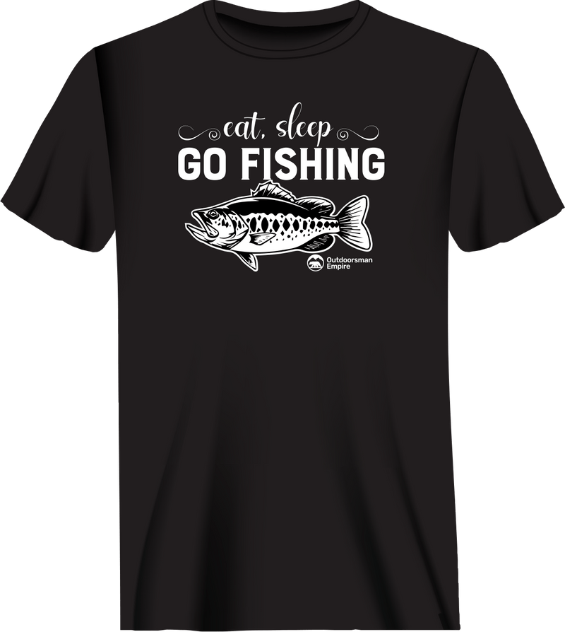 Load image into Gallery viewer, Eat Sleep Go Fishing Man T-Shirt
