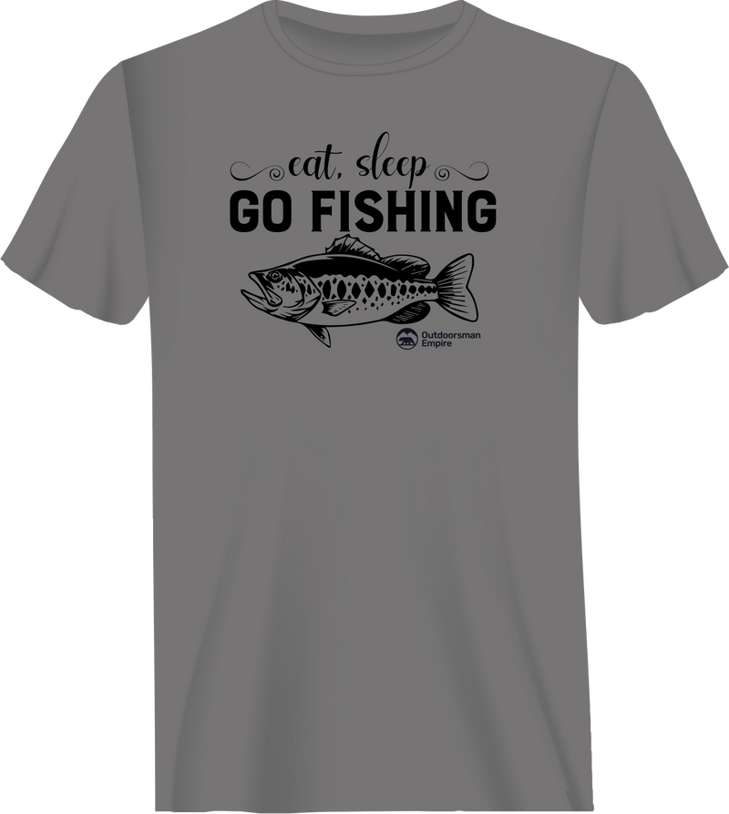 Load image into Gallery viewer, Eat Sleep Go Fishing Man T-Shirt
