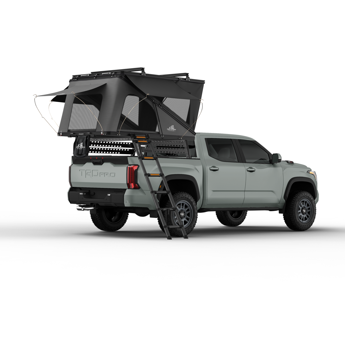 Alpine 61 Hardshell Rooftop Tent – Aluminum, 2–3 Person, 4-Season Overland Tent for SUVs & Trucks – Black Compact Design