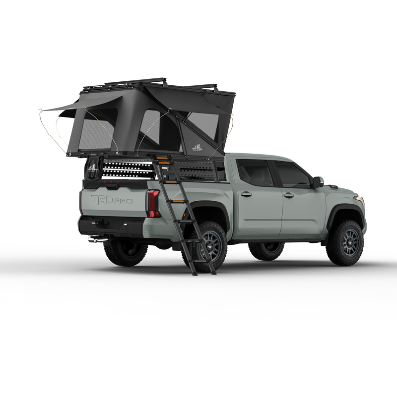 Load image into Gallery viewer, Alpine 61 Hardshell Rooftop Tent – Aluminum, 2–3 Person, 4-Season Overland Tent for SUVs &amp; Trucks – Black Compact Design
