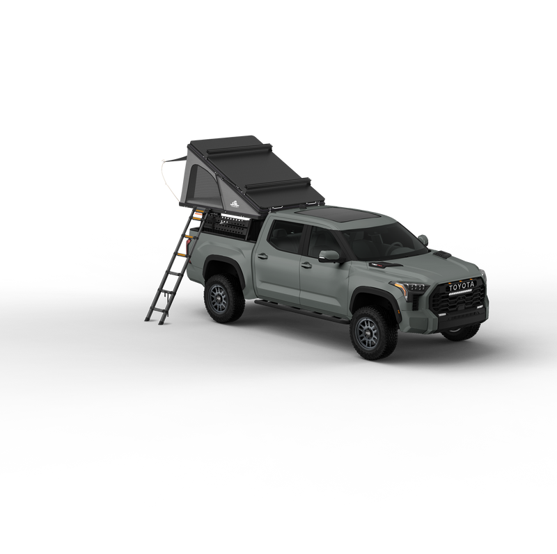 Load image into Gallery viewer, Alpine 61 Hardshell Rooftop Tent – Aluminum, 2–3 Person, 4-Season Overland Tent for SUVs &amp; Trucks – Black Compact Design
