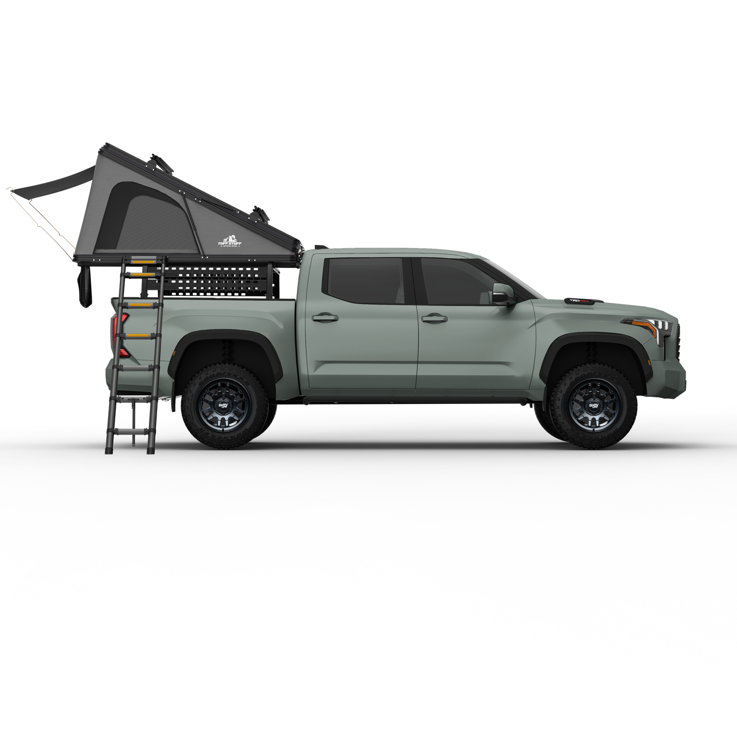 Alpine 61 Hardshell Rooftop Tent – Aluminum, 2–3 Person, 4-Season Overland Tent for SUVs & Trucks – Black Compact Design