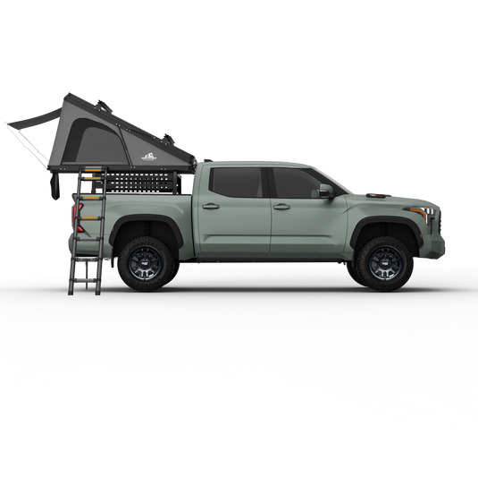 Alpine 61 Hardshell Rooftop Tent – Aluminum, 2–3 Person, 4-Season Overland Tent for SUVs & Trucks – Black Compact Design