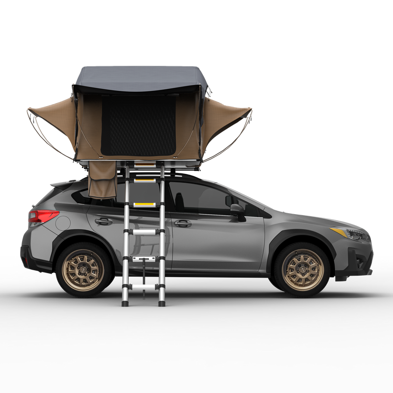 Load image into Gallery viewer, Trailhead Softshell Rooftop Tent – 2 Person – Tan – Lightweight Camping Setup
