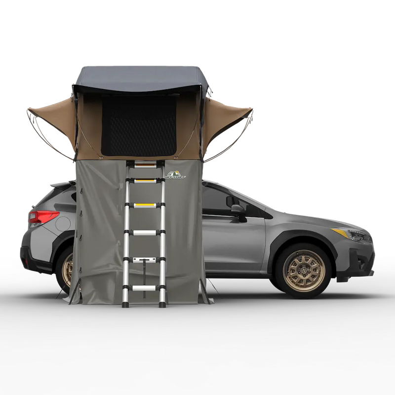 Load image into Gallery viewer, Trailhead Softshell Rooftop Tent – 2 Person – Tan – Lightweight Camping Setup
