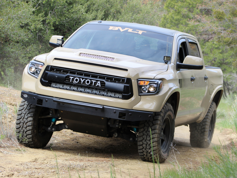 Load image into Gallery viewer, 42" Hidden Grille Curved LED Light Bar Brackets Kit For 2014-2021 Toyota Tundra
