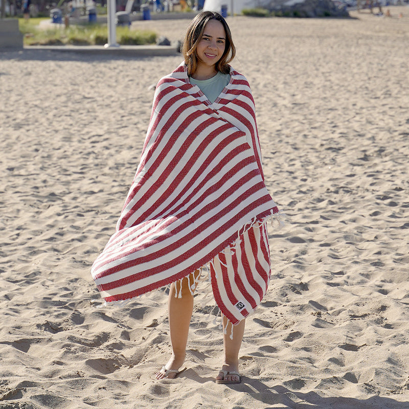 Load image into Gallery viewer, Acelia - Bamboo Turkish Beach Towel
