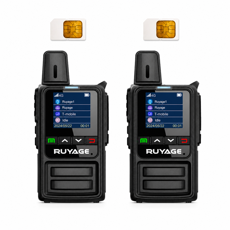 Load image into Gallery viewer, RUYAGE R2 Compact 4G LTE PoC Walkie Talkies – 2-Pack
