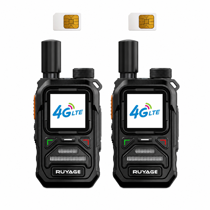 Load image into Gallery viewer, RUYAGE X10 Mini 4G LTE PoC Walkie Talkies with Alert Lights – 2-Pack
