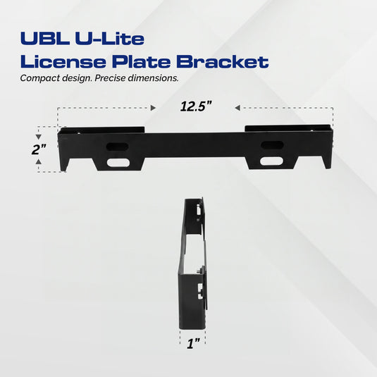 UBL U-Lite License Plate Bracket