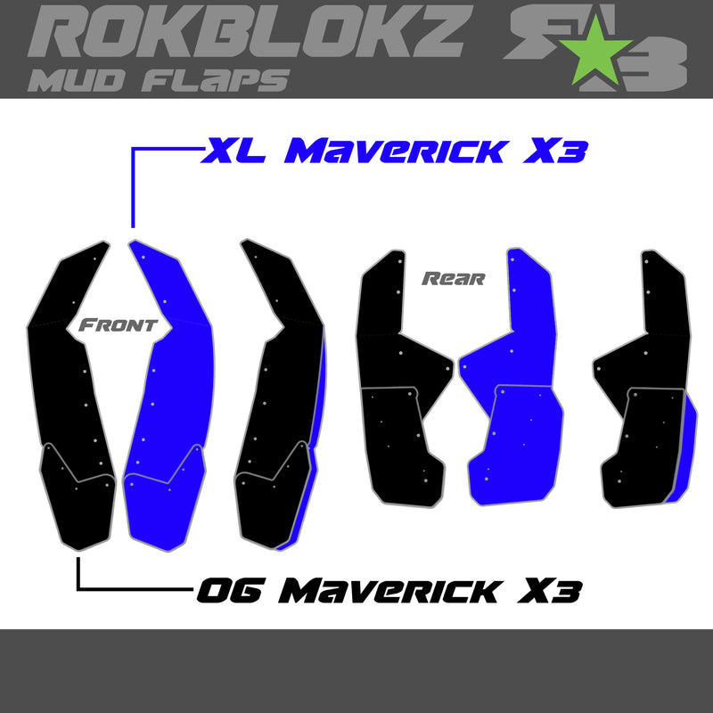 Load image into Gallery viewer, Rokblokz 2017 Can-Am Maverick X3 Fenders XL vs Original

