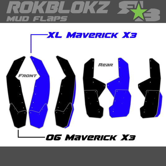 Rokblokz 2017 Can-Am Maverick X3 Fenders XL vs Original