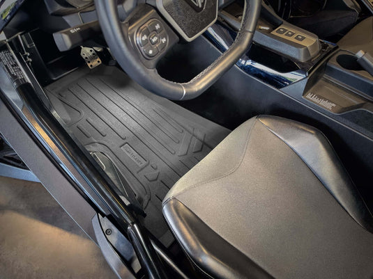 SMARTLINER Custom Fit Rugged Rubber Floor Liners For 2016-2024 Polaris Slingshot