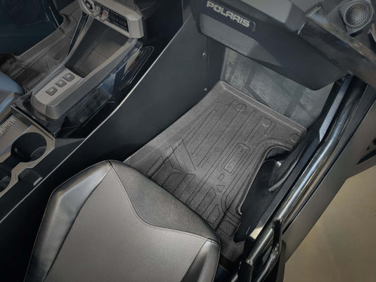 SMARTLINER Custom Fit Rugged Rubber Floor Liners For 2016-2024 Polaris Slingshot