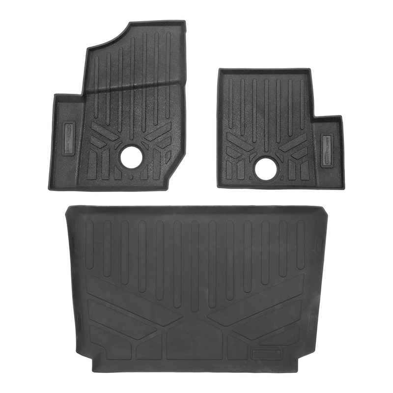 Load image into Gallery viewer, SMARTLINER Rugged Rubber Floor Liners For 2019-2026 Polaris General XP 1000 (4-Seater Models)
