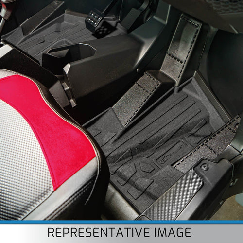 SMARTLINER Custom Fit Rugged Rubber Floor Liners For 2020-2025 Kawasaki TERYX KRX 4 1000