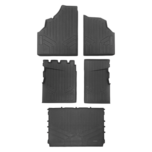 SMARTLINER OUTDOORS™ Custom Fit Rugged Rubber Floor Liners For 2016-2025 Can-Am Defender (6 Seater)