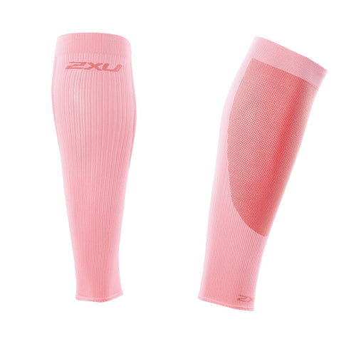 2XU Compression Performance Run Calf Sleeves (Pink) Small