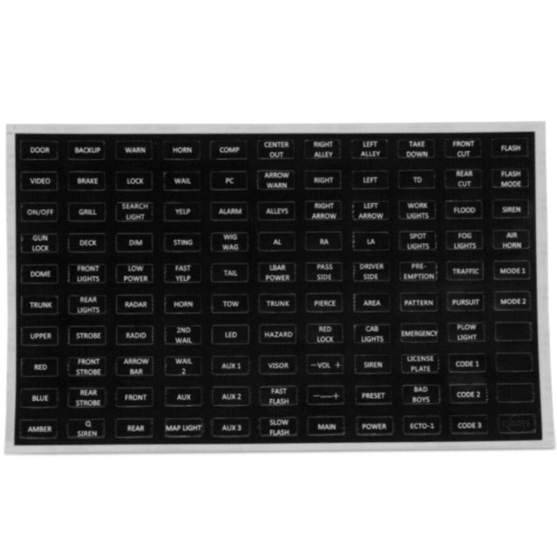 Load image into Gallery viewer, UBL 1100 Switch Box Replacement Sticker Legends
