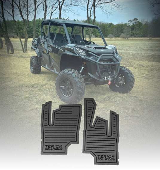 Can-Am Commander / Maverick Gen 2 Rubber Floor Mats