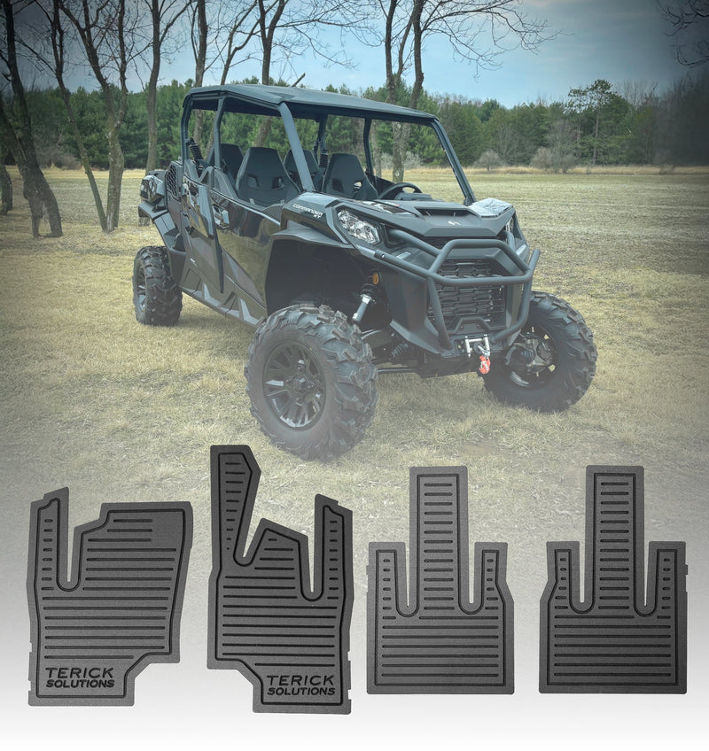 Load image into Gallery viewer, Can-Am Commander / Maverick Gen 2 Rubber Floor Mats
