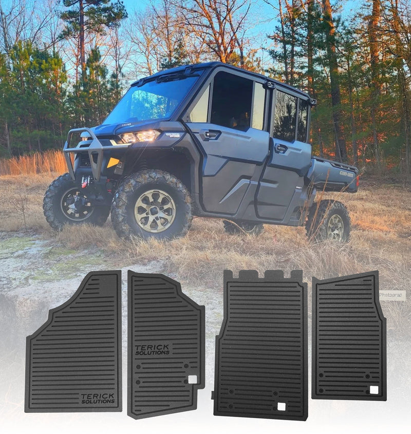 Load image into Gallery viewer, Can-Am Defender Rubber Floor Mats
