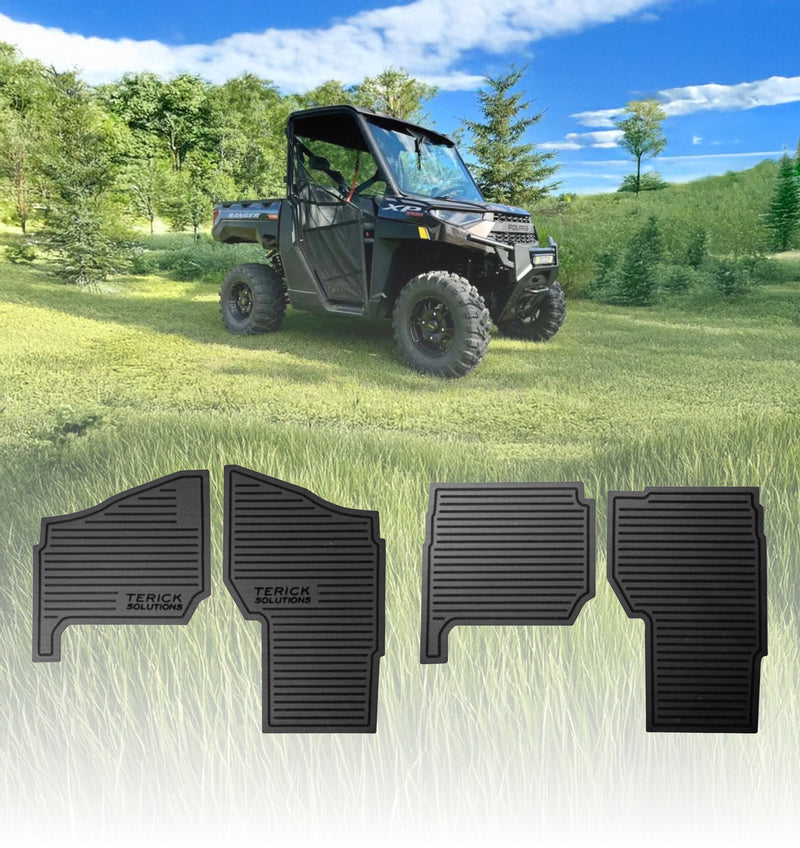 Load image into Gallery viewer, Polaris Ranger XP 1000 Rubber Floor Mats
