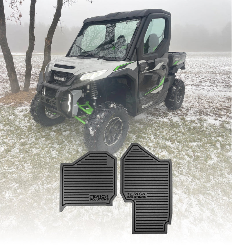 Load image into Gallery viewer, Kawasaki Ridge 2 Door Rubber Floor Mats (ALL MODELS)
