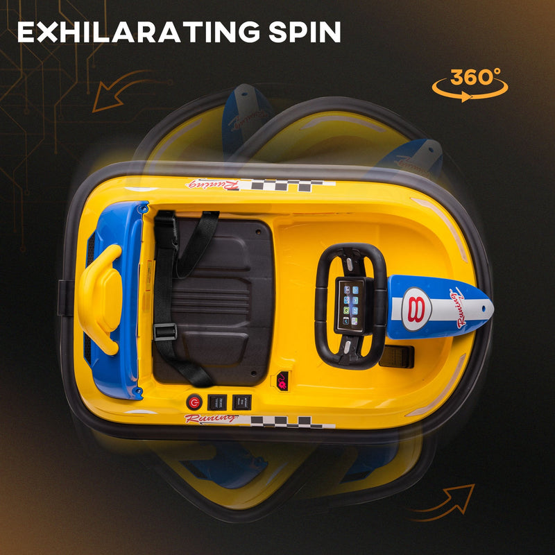 Load image into Gallery viewer, 360° Rotating Electric Bumper Car for Kids - Fun Ride On Toy with 6V Battery
