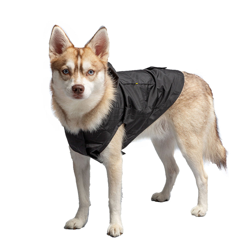 Load image into Gallery viewer, US Army Packable Dog Raincoat - Black
