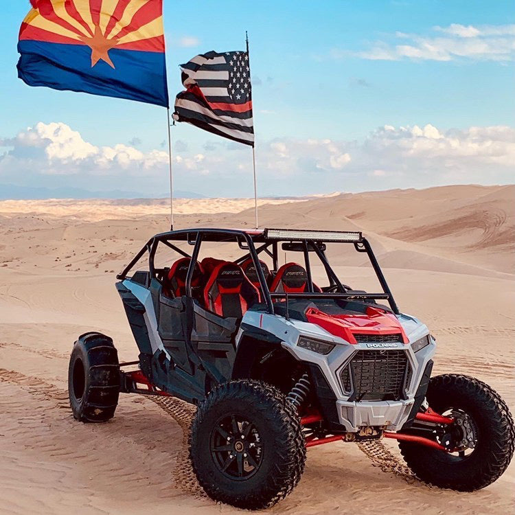 Load image into Gallery viewer, 2014-2023 Polaris RZR 4DR Rear Bumper Cage
