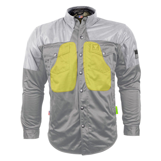 Ultra Reflective Shirt "Twilight Titanium" - Gray with Pads