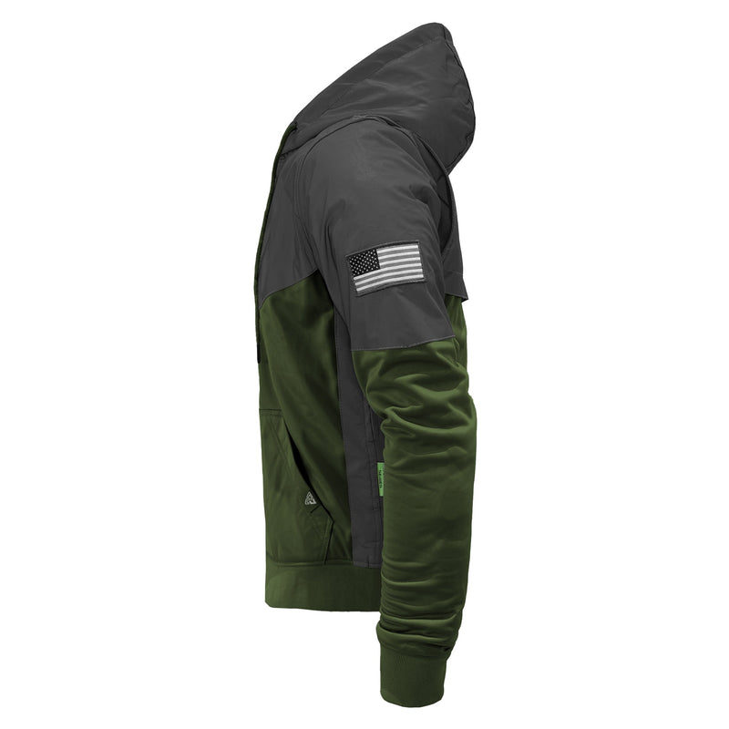 Load image into Gallery viewer, Ultra Reflective Hoodie Army Green Nebula
