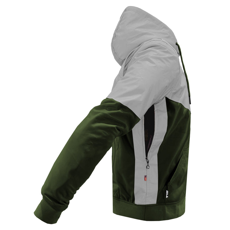 Load image into Gallery viewer, Ultra Reflective Hoodie Army Green Eclipse
