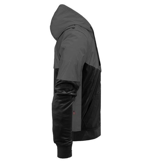 Ultra Reflective Hoodie "Nightfall Nebula" - Black and Black