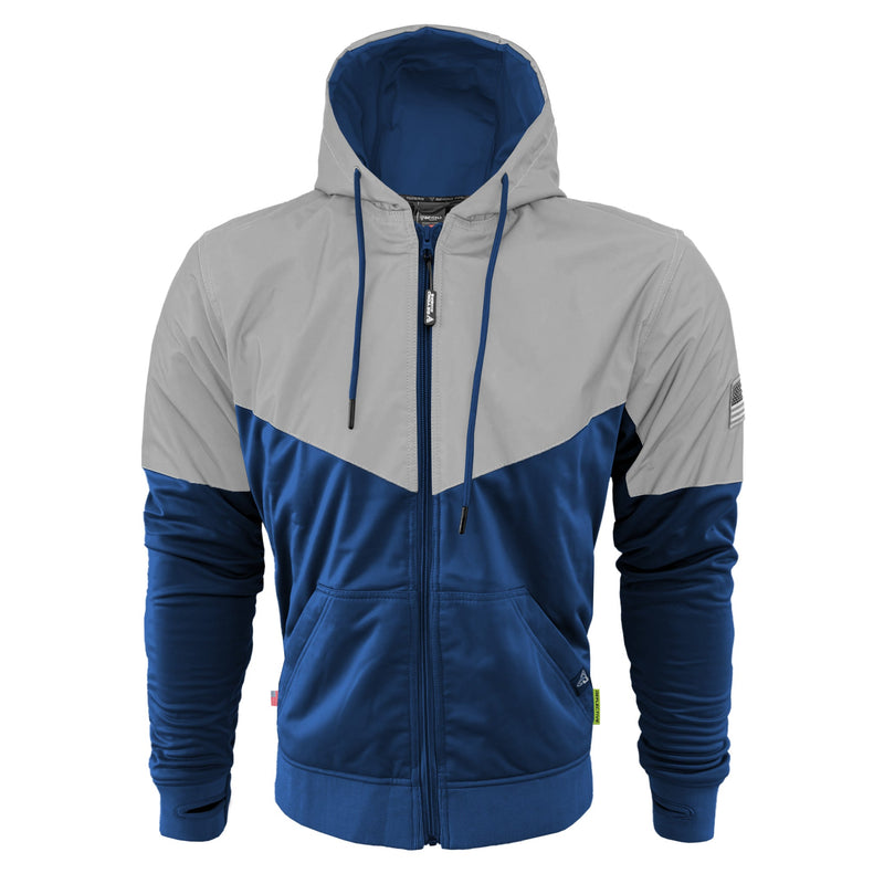 Load image into Gallery viewer, Ultra Reflective Hoodie Blue Eclipse
