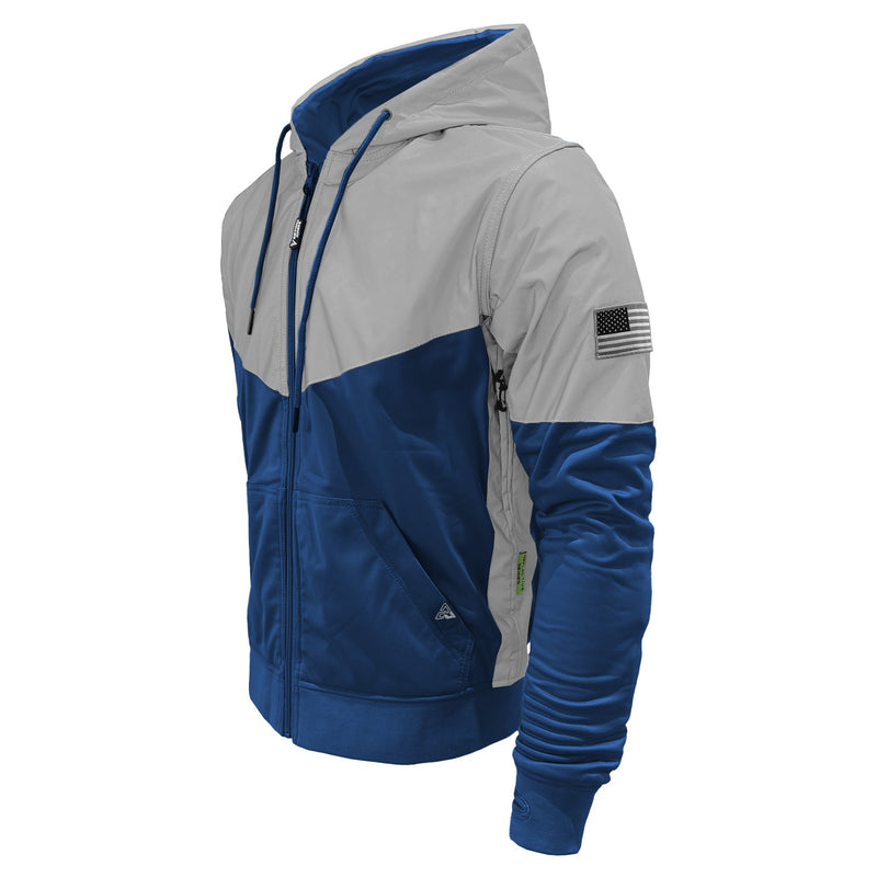 Load image into Gallery viewer, Ultra Reflective Hoodie Blue Eclipse
