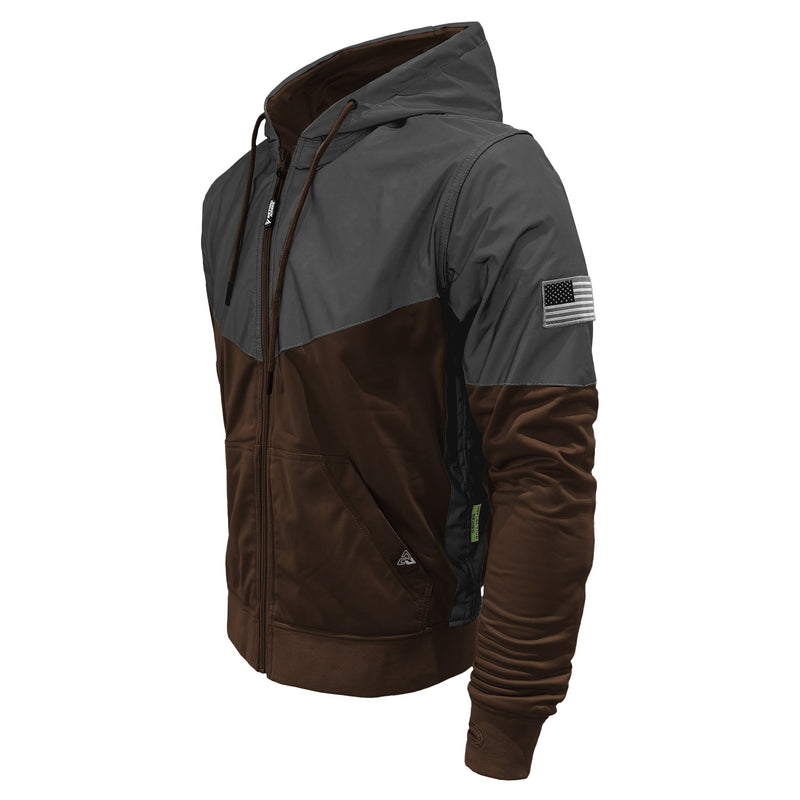 Load image into Gallery viewer, Ultra Reflective Hoodie Brown Nebula
