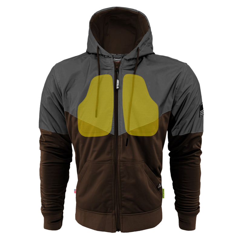 Load image into Gallery viewer, Ultra Reflective Hoodie Brown Nebula
