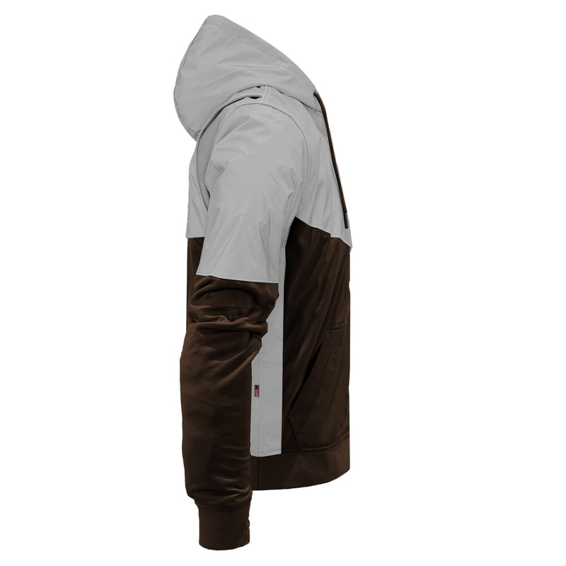 Load image into Gallery viewer, Ultra Reflective Hoodie Brown Eclipse with Pads
