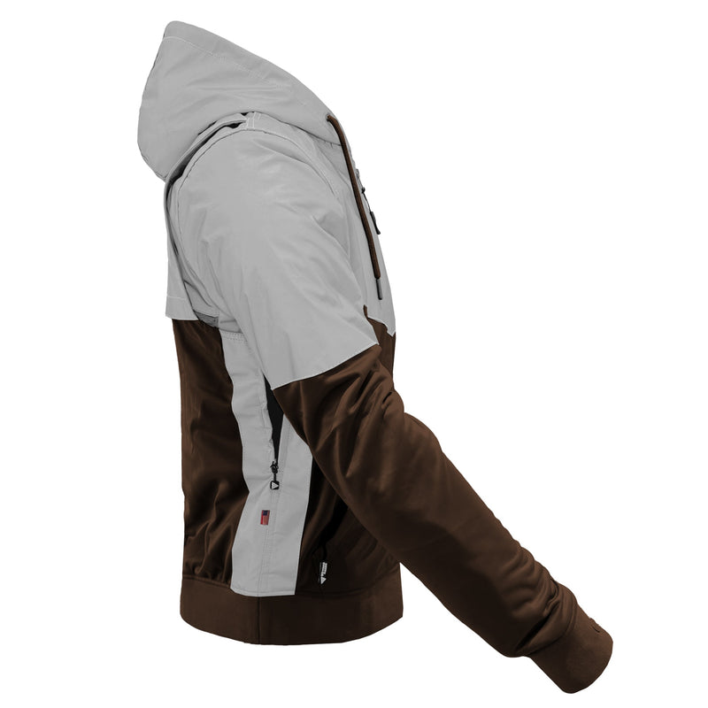 Load image into Gallery viewer, Ultra Reflective Hoodie Brown Eclipse with Pads
