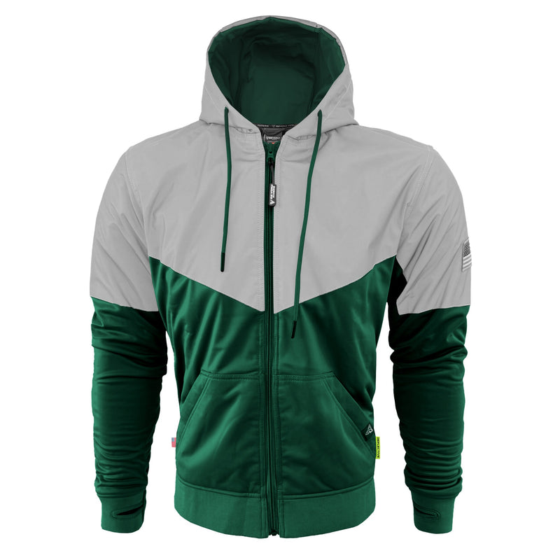 Load image into Gallery viewer, Ultra Reflective Hoodie Dark Green Eclipse
