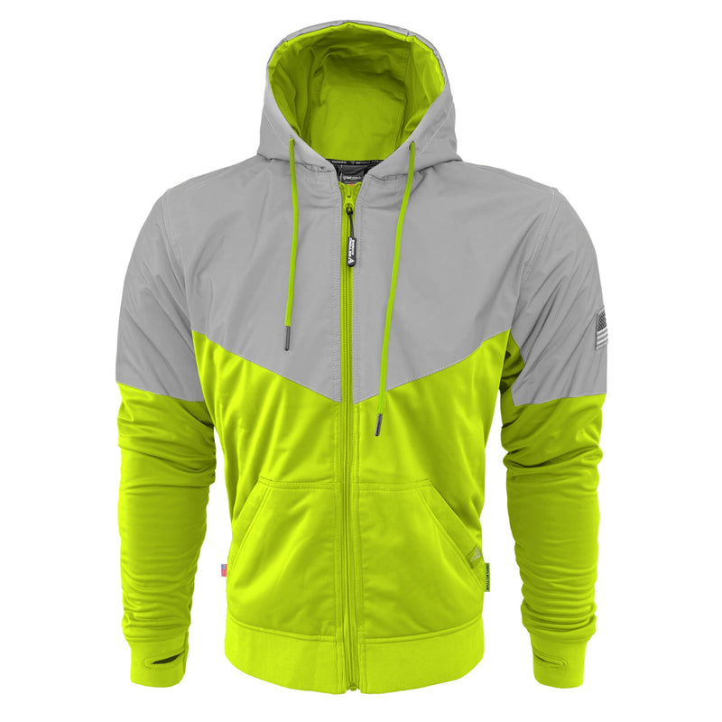 Load image into Gallery viewer, Ultra Reflective Hoodie Hi Vis Green Eclipse
