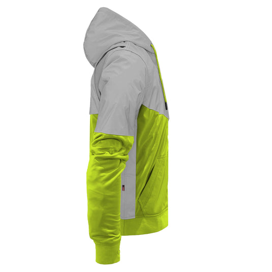 Ultra Reflective Hoodie Hi Vis Green Eclipse