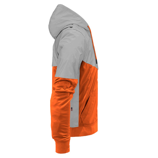 Ultra Reflective Hoodie Hi Vis Orange Eclipse
