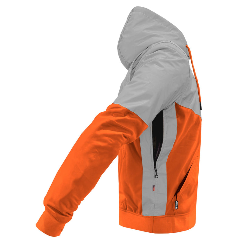 Load image into Gallery viewer, Ultra Reflective Hoodie Hi Vis Orange Eclipse
