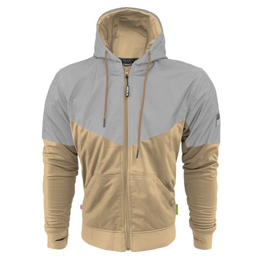 Ultra Reflective Hoodie Khaki Eclipse
