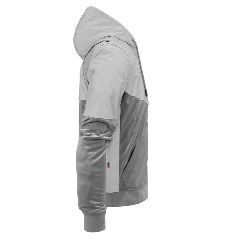 Load image into Gallery viewer, Ultra Reflective Hoodie "Twilight Titanium" - Light Gray and Silver
